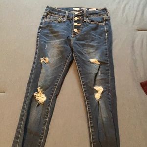 Old Navy rockstar super skinny jeggings high-rise